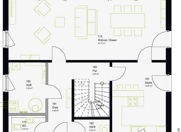 Einfamilienhaus zum Kauf - Erstbezug provisionsfrei 368.169 € 6 Zimmer 165 m² 500 m² Grundstück Burgberg 89537