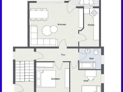 Wohnung zur Miete 640 € 3 Zimmer 68 m² EG frei ab sofort Ricarda-Huch-Straße 4 - 4a Bad Hersfeld 36251
