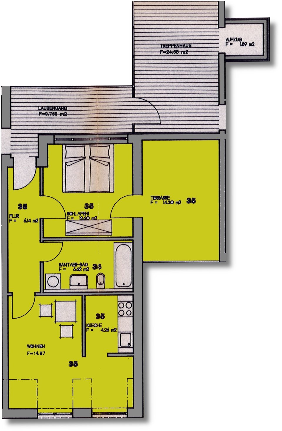 Wohnung zur Miete 370 € 2 Zimmer 52 m²<br/>Wohnfläche 4.<br/>Geschoss Gutwasserstraße 19 Mitte - West 131 Zwickau 08056