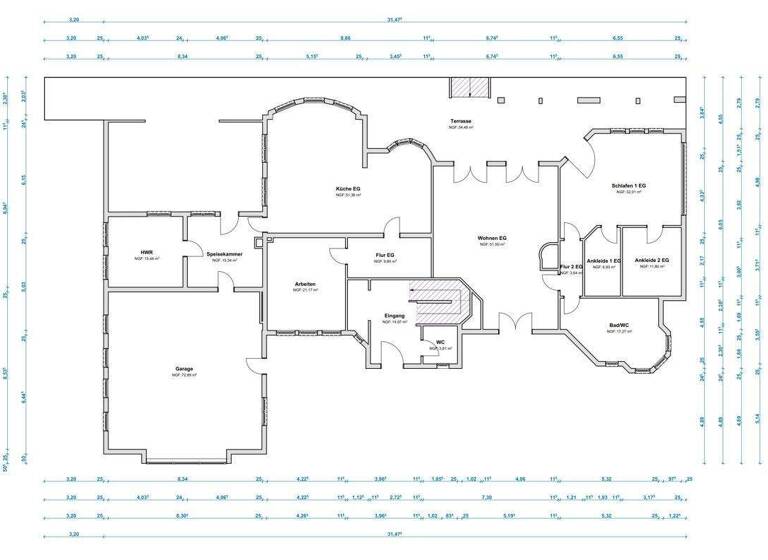 Einfamilienhaus zum Kauf - Erstbezug 2.975.000 € 14,5 Zimmer 525 m² 3.311 m² Grundstück Baden Achim 28832