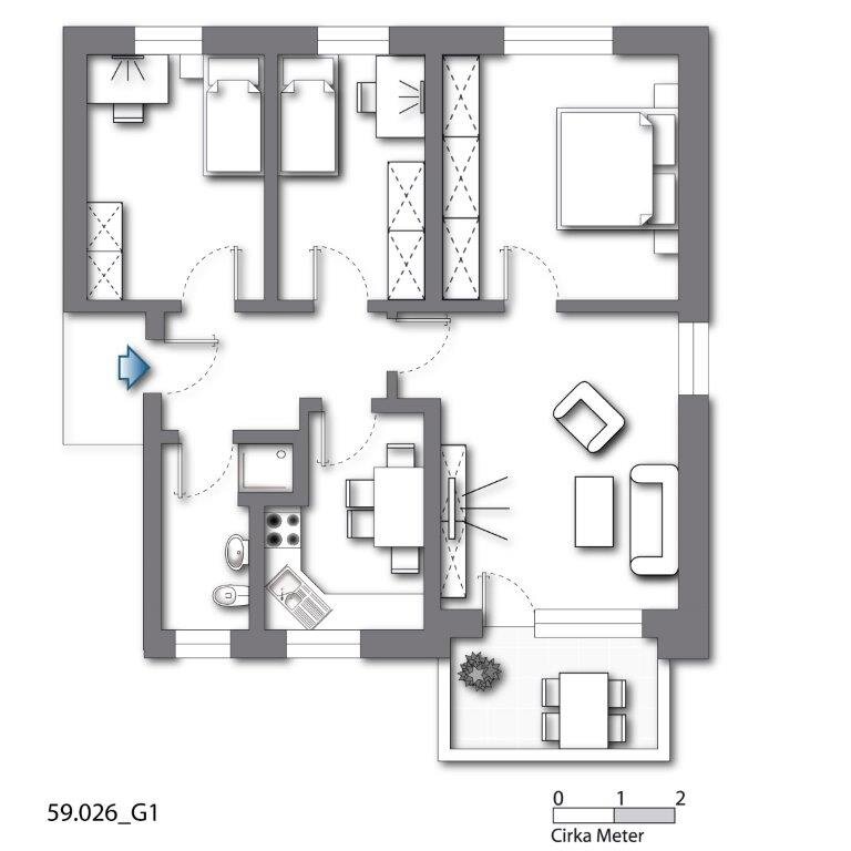 Wohnung zur Miete 682 € 4 Zimmer 85,3 m²<br/>Wohnfläche EG<br/>Geschoss Schöne Aussicht 5 Eggeweg Bielefeld 33617