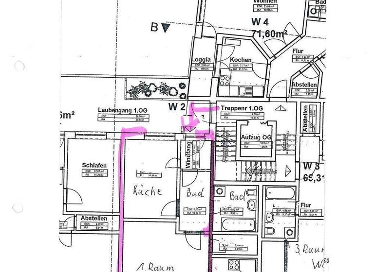 Studio zur Miete 250 € 1 Zimmer 45 m² 1. Geschoss Am Markt 8 Malchin 17139