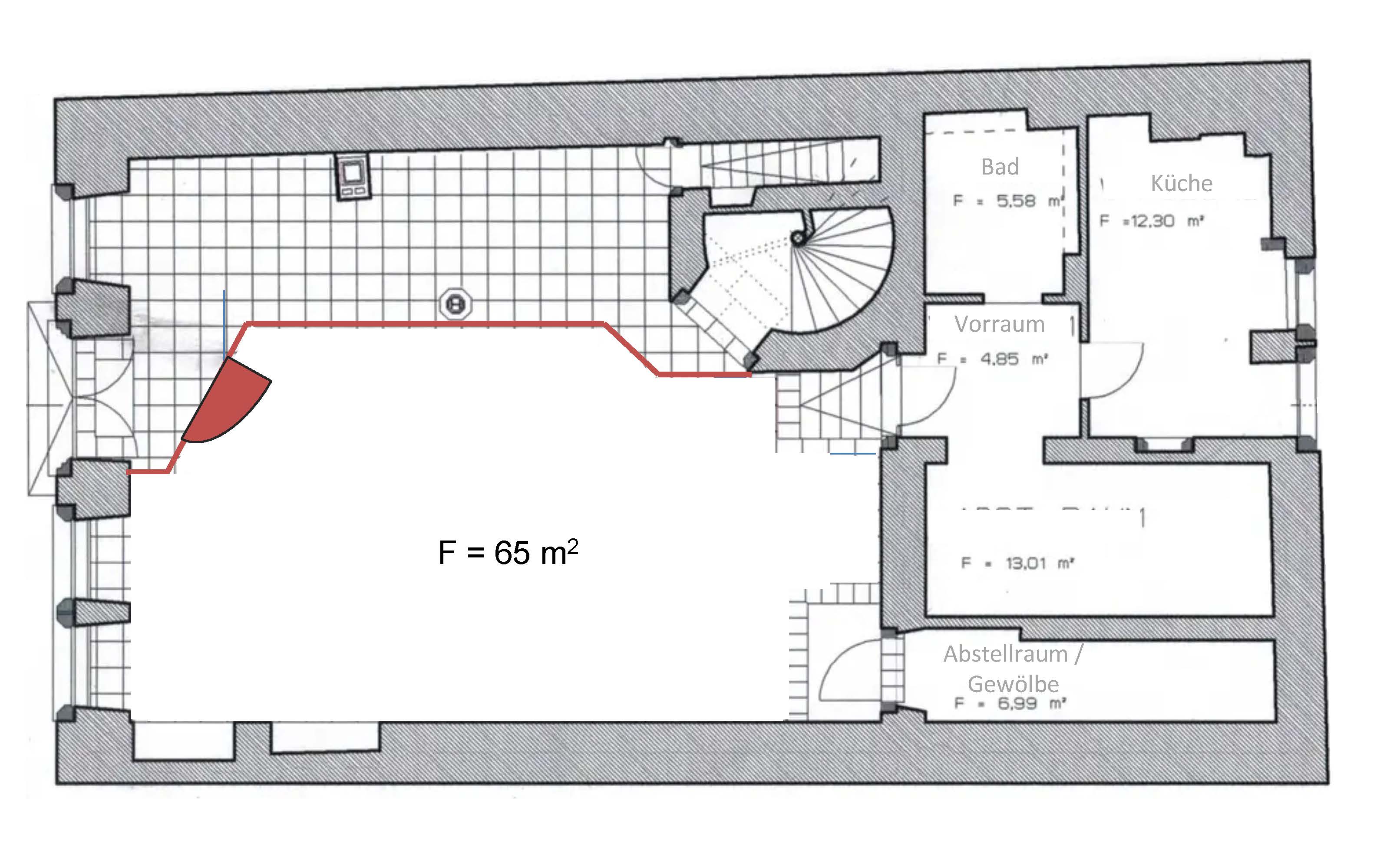 Loft zur Miete 1.190 € 2 Zimmer 100 m²<br/>Wohnfläche Gelnhausen Gelnhausen 63571