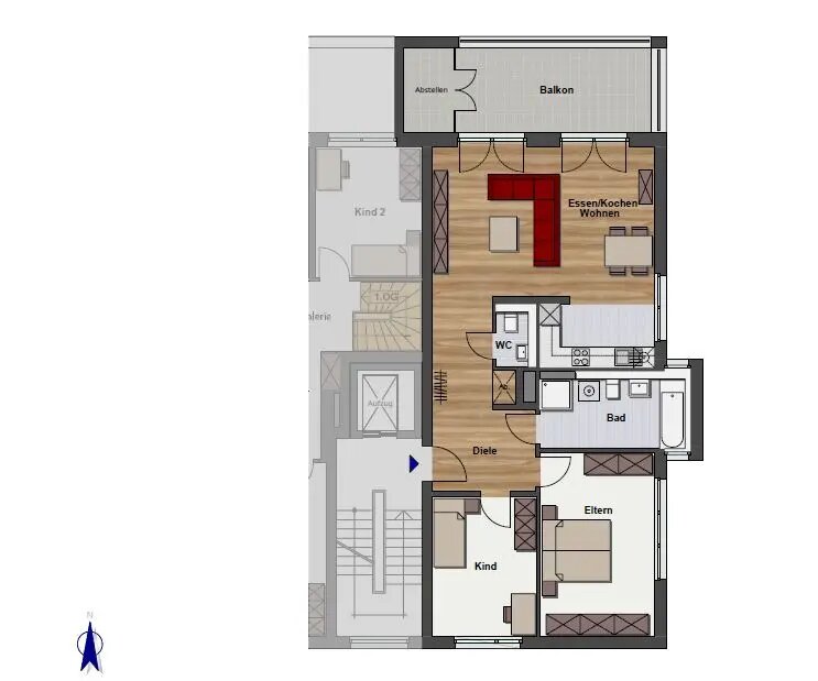 Wohnung zum Kauf provisionsfrei 113.520 € 3 Zimmer 94 m²<br/>Wohnfläche ab sofort<br/>Verfügbarkeit Uferpromenade 3 Altendorf Essen 45143