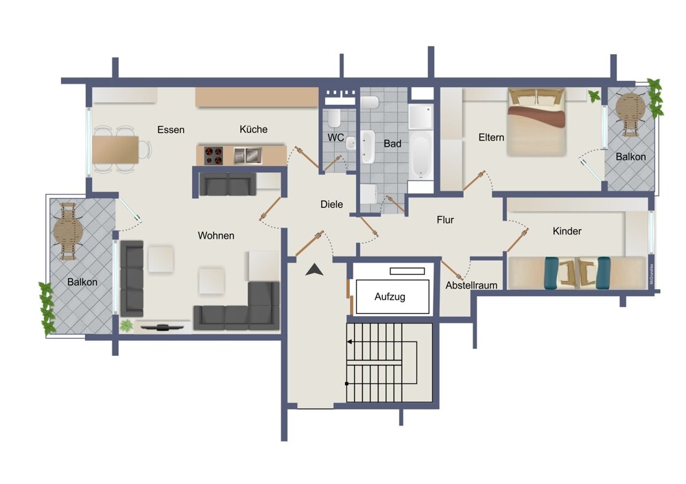 Wohnung zum Kauf 348.000 € 3,5 Zimmer 92,5 m²<br/>Wohnfläche Dillweißenstein - Stadtviertel 103 Pforzheim 75180