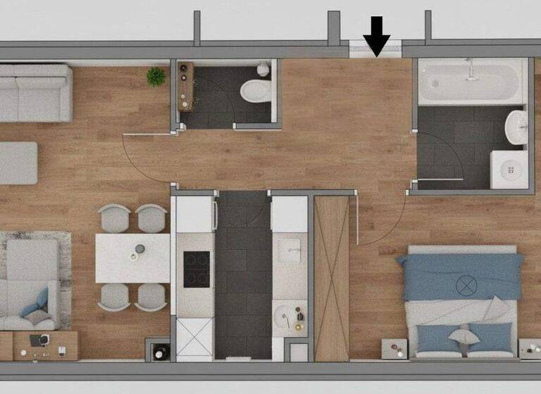 Wohnung zum Kauf 284.000 € 2 Zimmer 55,4 m² 3. Geschoss Wien,Meidling 1120