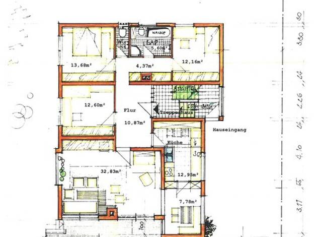Wohnung zur Miete auf Zeit 2.415 € 5 Zimmer 112 m² frei ab sofort Frauenaurach Erlangen 91056