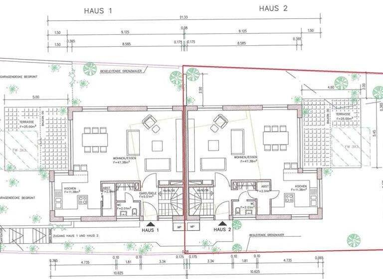 Maisonette zur Miete - Erstbezug 2.760 € 4,5 Zimmer 150,7 m² frei ab sofort Rüdern Esslingen am Neckar 73733