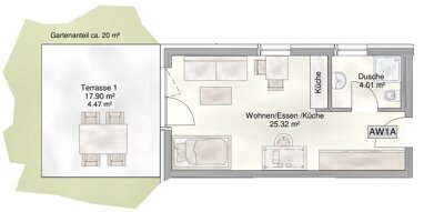 Wohnung zum Kauf provisionsfrei als Kapitalanlage geeignet 153.750 € 1 Zimmer 33,8 m² Hirschauer Straße 7 Ammersricht Amberg 92224