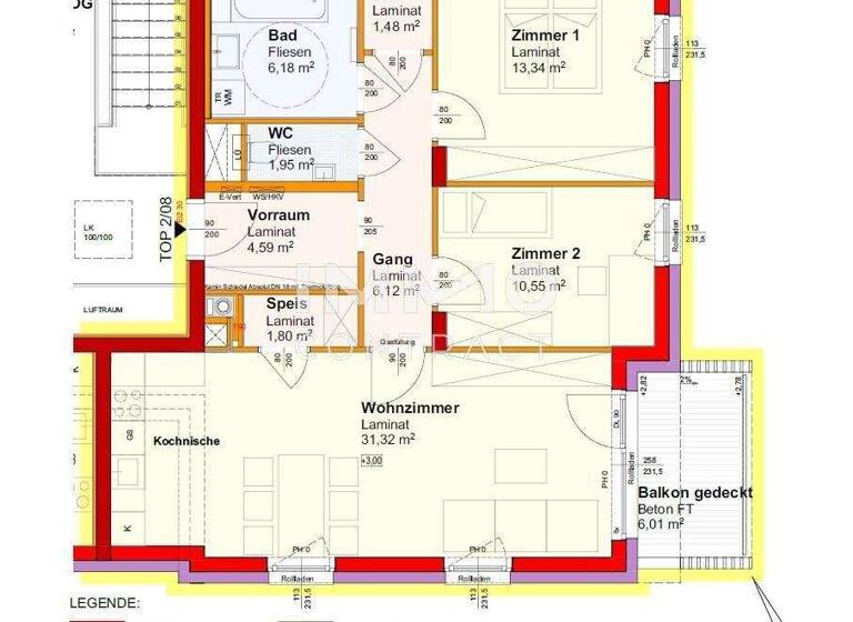 Wohnung zum Kauf - Erstbezug provisionsfrei 276.105 € 3 Zimmer 77,3 m² frei ab sofort Kapelln 3141