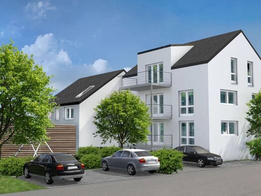 Wohnung zum Kauf - Neubau provisionsfrei 495.000 € 3 Zimmer 86,5 m² EG Roseggerstraße 1 Rutesheim 71277
