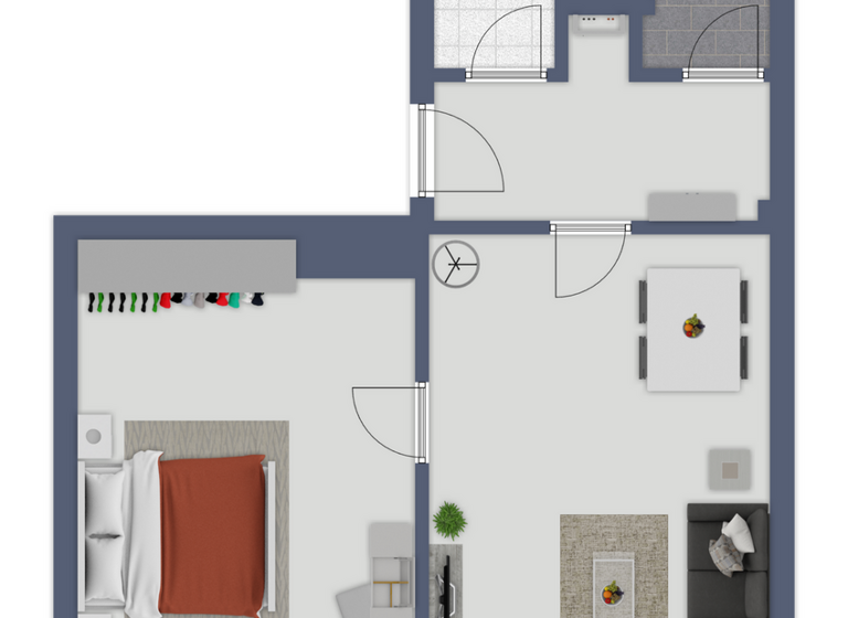 Wohnung zur Miete 309 € 2 Zimmer 48,1 m² 2. Geschoss frei ab 01.03.2026 Hallesche Str. 20 Bad Lauchstädt 06246