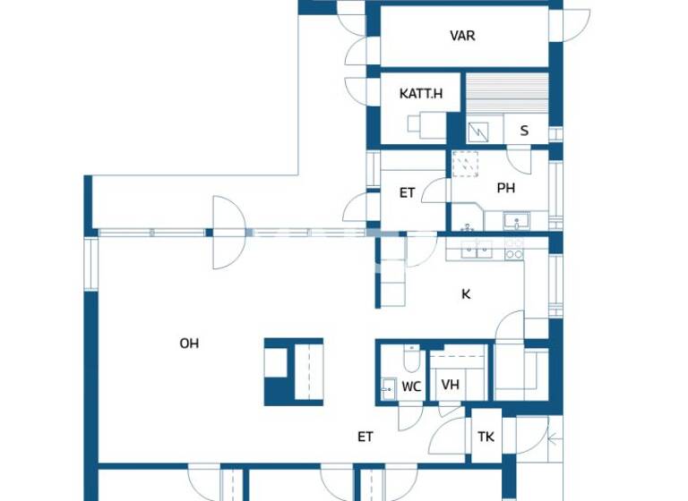 Einfamilienhaus zum Kauf 288.000 € 4 Zimmer 106 m² 2.180 m² Grundstück Kuninkaanmäentie 15 Vantaa 01260