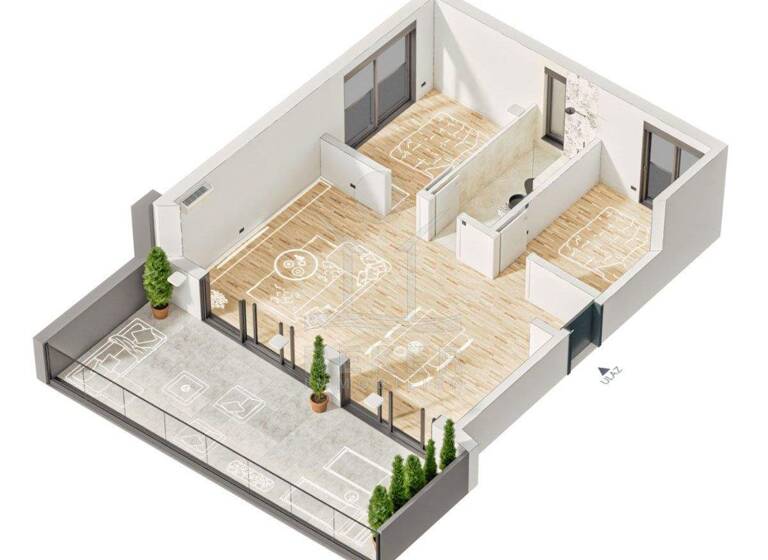 Wohnung zum Kauf - Erstbezug 400.000 € 3 Zimmer 87,1 m² 2. Geschoss Rogoznica 22202