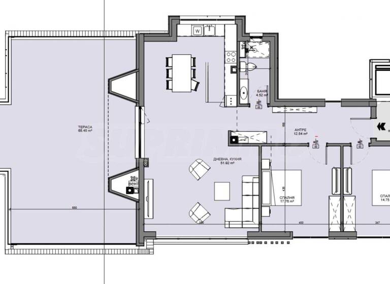 Studio zum Kauf 437.058 € 3 Zimmer 242,8 m² Borovets