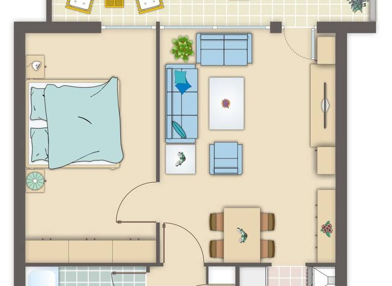 Wohnung zum Kauf 198.000 € 2 Zimmer 53 m² 3. Geschoss Beuel Bonn / Beuel-Mitte 53225