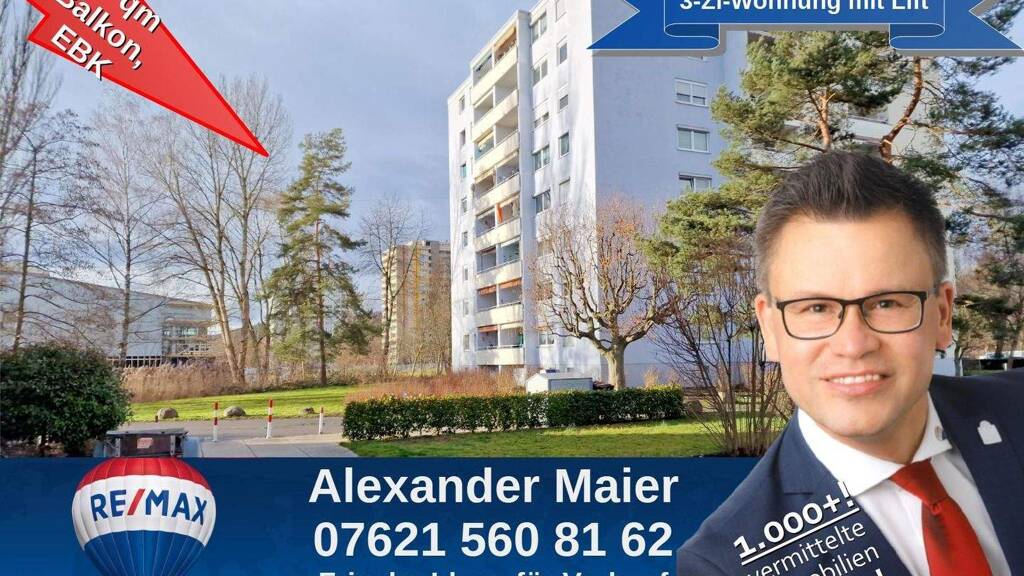 Wohnung zum Kauf 239.000 € 3 Zimmer 75 m² Rheinfelden 79618