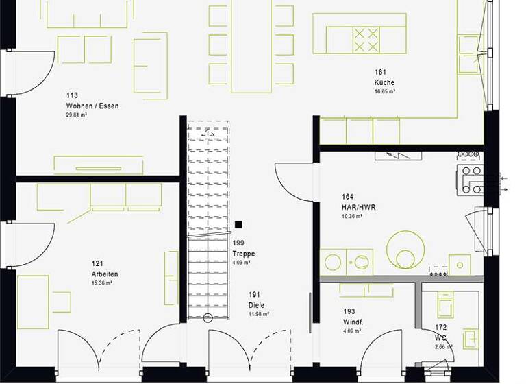 Einfamilienhaus zum Kauf provisionsfrei 435.395 € 5 Zimmer 181 m²<br/>Wohnfläche 600 m²<br/>Grundstück Wegberg Wegberg 41844