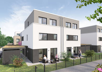 Doppelhaushälfte zum Kauf - Neubau provisionsfrei 914.000 € 5 Zimmer 166,4 m² 270 m² Grundstück Levi-Motalcini-Straße 2 Langen Langen 63225