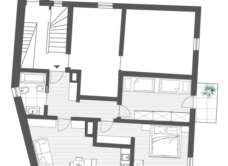Wohnung zum Kauf 295.000 € 3 Zimmer 63,1 m² 2. Geschoss Pfeffersberger Straße 24 Brixen 39042