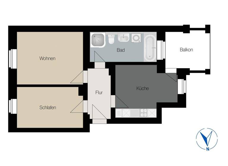 Sonstiges zum Kauf als Kapitalanlage geeignet 175.000 € 2 Zimmer 60,1 m² Eutritzsch Leipzig 04129