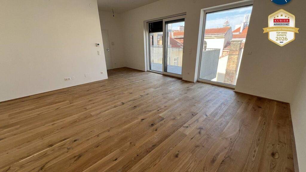 Terrassenwohnung zum Kauf - Erstbezug 419.000 € 3 Zimmer 69,7 m² 5. Geschoss Wien 1100