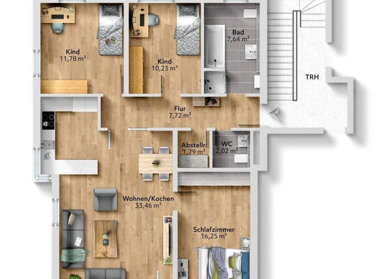 Wohnung zum Kauf 499.000 € 4 Zimmer 95,5 m² 2. Geschoss frei ab sofort Gersthofen 86368