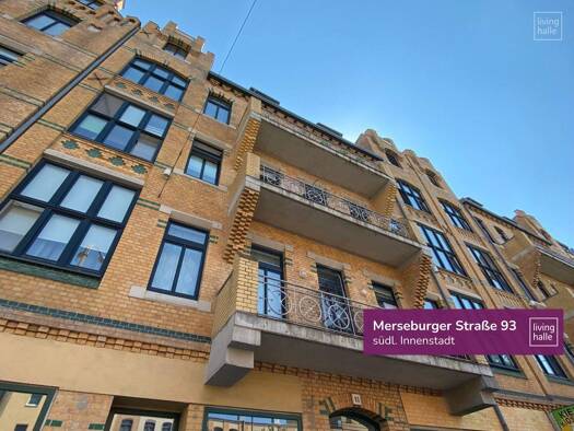 Wohnung zur Miete 320 € 2 Zimmer 35 m² 4. Geschoss Merseburger Straße 93 Lutherplatz Halle 06112