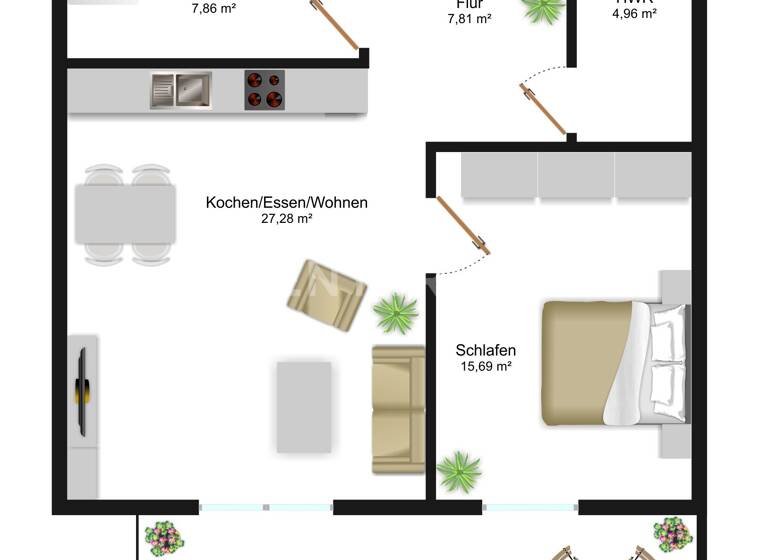 Wohnung zum Kauf 329.500 € 2 Zimmer 68,9 m²<br/>Wohnfläche 3.<br/>Geschoss 30.06.2025<br/>Verfügbarkeit Annerod Fernwald-Annerod 35463