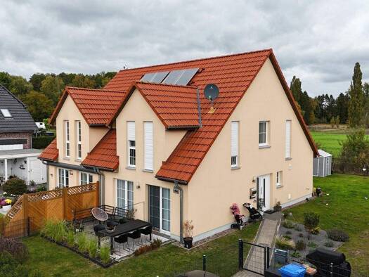 Doppelhaushälfte zum Kauf 549.000 € 4 Zimmer 94,9 m² 450 m² Grundstück Mühlenbogen 18 a Lindhorst Seevetal 21218