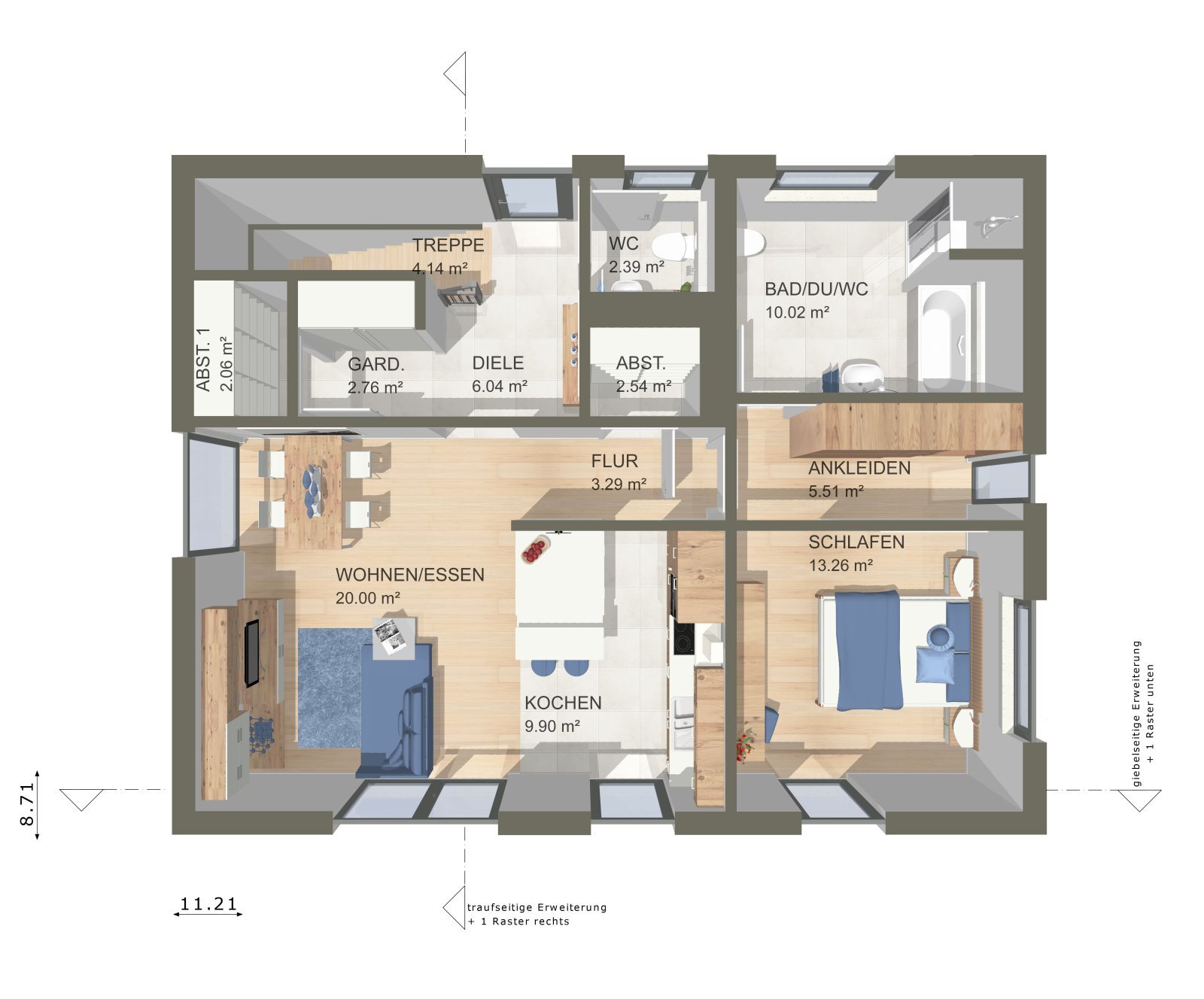 Bungalow zum Kauf 592.360 € 3 Zimmer 82 m²<br/>Wohnfläche 548 m²<br/>Grundstück Groß-Buchholz Hannover 30659