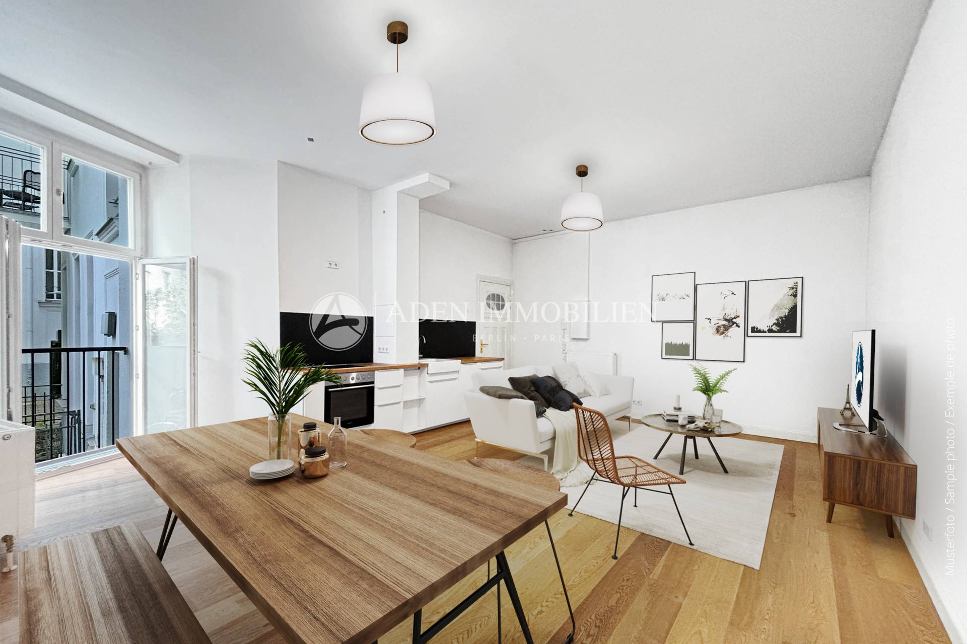 Wohnung zum Kauf 434.000 € 2 Zimmer 62,1 m²<br/>Wohnfläche EG<br/>Geschoss Wolliner Str. 51 Mitte Berlin 10435