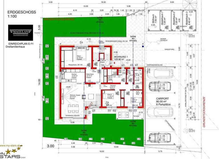 Wohnung zum Kauf 519.000 € 4 Zimmer 130 m² EG Mattighofen 5230