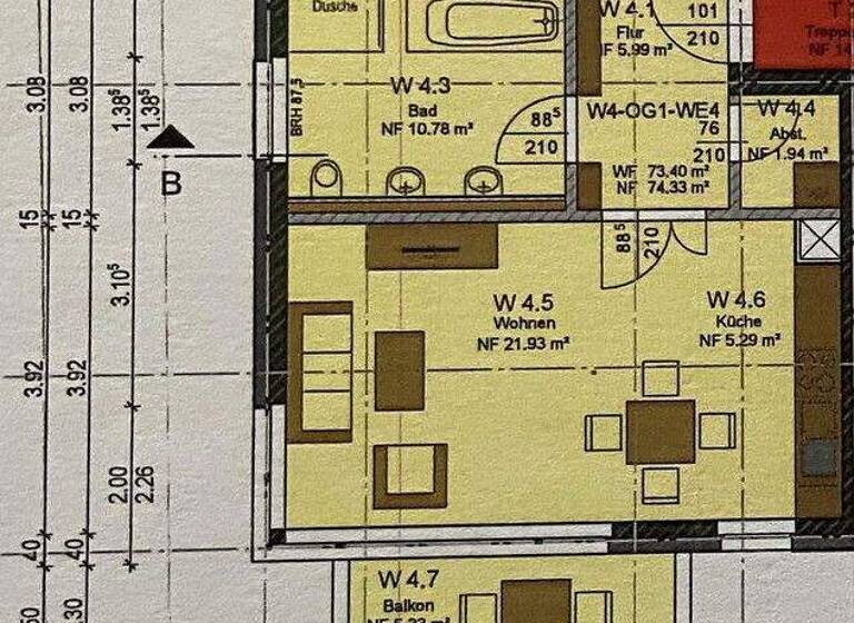 Wohnung zur Miete 1.290 € 2 Zimmer 72,8 m² 1. Geschoss frei ab 01.06.2026 Am Gutspark 2 Lichtenberg Berlin 10367
