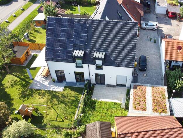 Doppelhaushälfte zum Kauf provisionsfrei 1.299.999 € 5 Zimmer 125 m² 200 m² Grundstück Pfarrer-Seeanner-Straße 40 Garching Garching bei München 85748