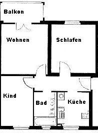 Wohnung zur Miete 472 € 3 Zimmer 59 m²<br/>Wohnfläche 1.<br/>Geschoss ab sofort<br/>Verfügbarkeit Goethestraße 17 Taucha Taucha 04425