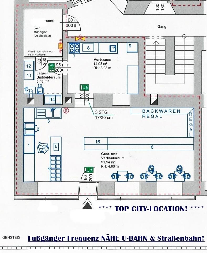 Restaurant zur Miete 2.000 € 80 m²<br/>Gastrofläche Wien 1020