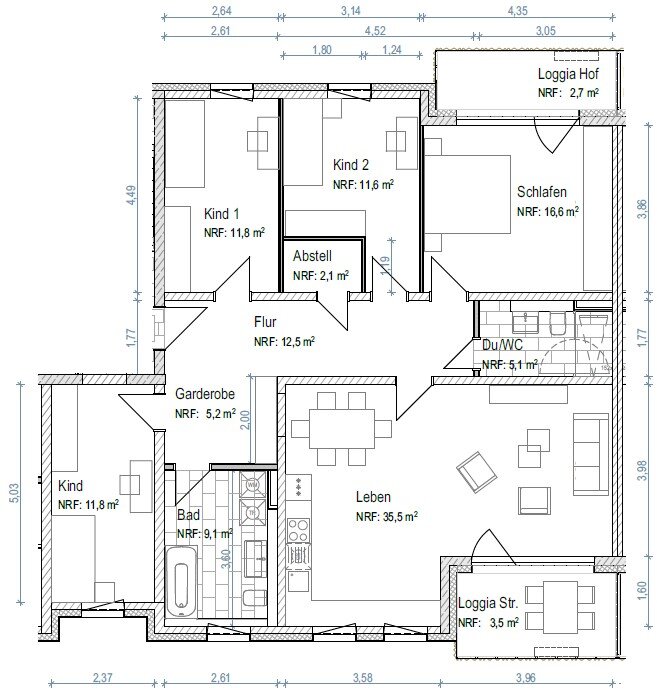 Wohnung zur Miete 1.210 € 5 Zimmer 127 m²<br/>Wohnfläche 1.<br/>Geschoss 01.02.2025<br/>Verfügbarkeit R.-Wagner-Str. 7 Radeberg Radeberg 01454