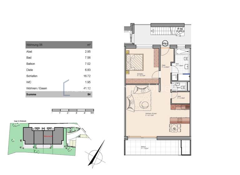Terrassenwohnung zum Kauf provisionsfrei 448.800 € 2 Zimmer 85 m²<br/>Wohnfläche 1.<br/>Geschoss Entensee Rückersdorf 90607