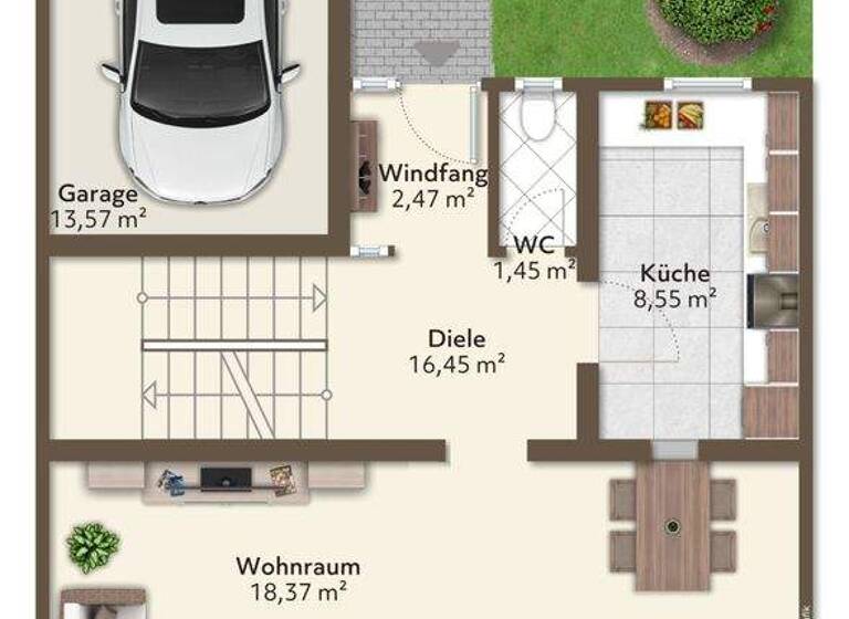 Reihenmittelhaus zum Kauf 748.000 € 6 Zimmer 182 m² 228 m² Grundstück Vaterstetten 85591