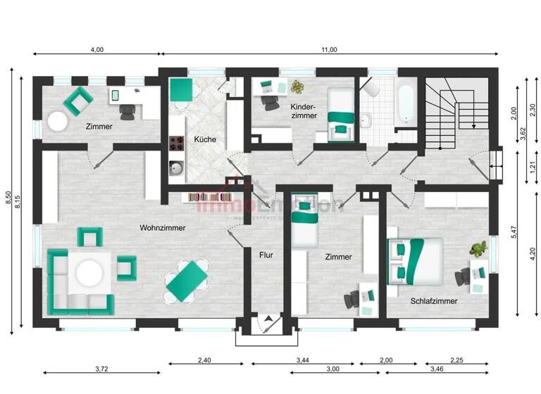Mehrfamilienhaus zum Kauf 399.000 € 13 Zimmer 222 m²<br/>Wohnfläche 465 m²<br/>Grundstück ab sofort<br/>Verfügbarkeit Rudolf-Breitscheidstraße 47 Blumenthal Bremen 28779