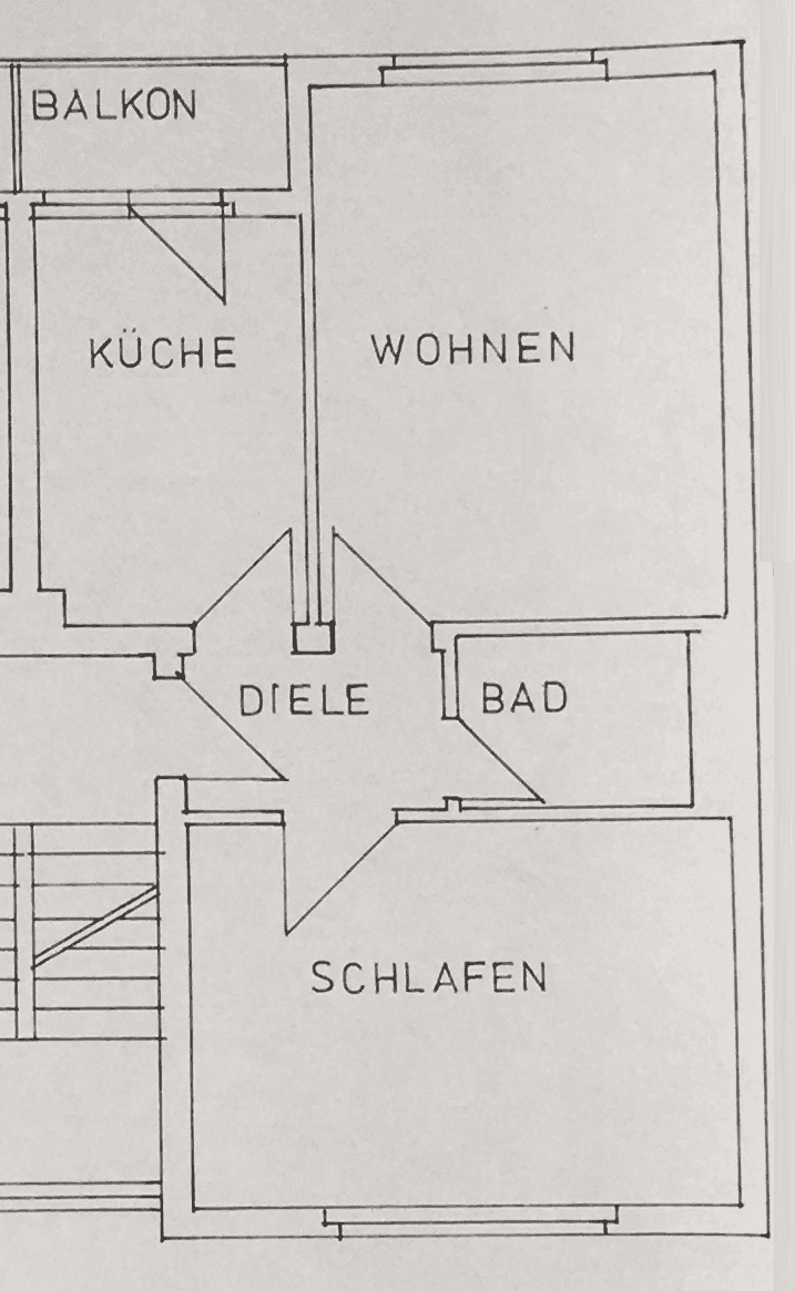 Wohnung zur Miete 526 € 2,5 Zimmer 45 m²<br/>Wohnfläche 1.<br/>Geschoss ab sofort<br/>Verfügbarkeit Besselstraße 2 Altendorf Essen 45143