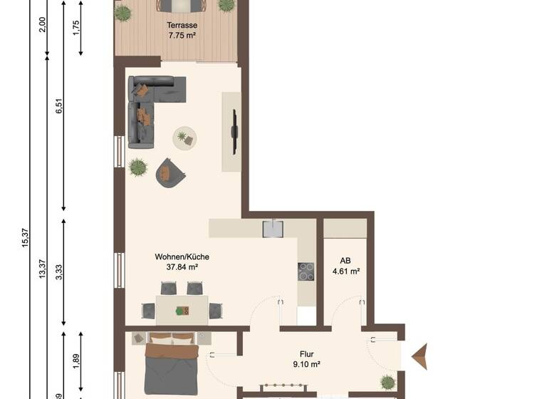Wohnung zum Kauf 302.067 € 2 Zimmer 79,5 m² Wolmirstedt 39326