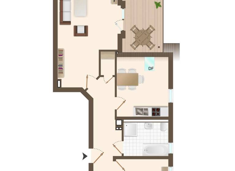 Wohnung zum Kauf 579.000 € 4 Zimmer 121,1 m² Geschoss 4/4 frei ab 01.07.2026 Neubrandenburger Straße 2 a Brinckmansdorf Rostock 18055