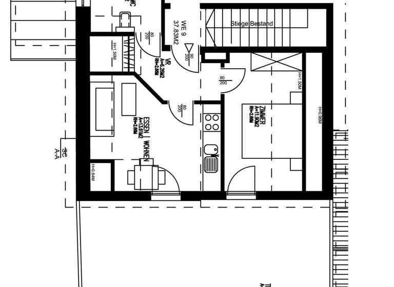 Wohnung zum Kauf 95.000 € 2 Zimmer 38 m² Gleisdorf 8200
