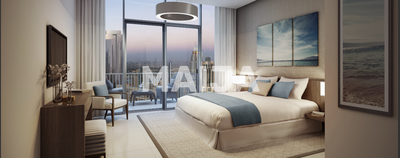 Apartment zum Kauf 1.291.355,80 € 3 Zimmer 168,7 m²<br/>Wohnfläche 2.<br/>Geschoss BD BLVD HEIGHTS PODIUM Dubai Dubai Des