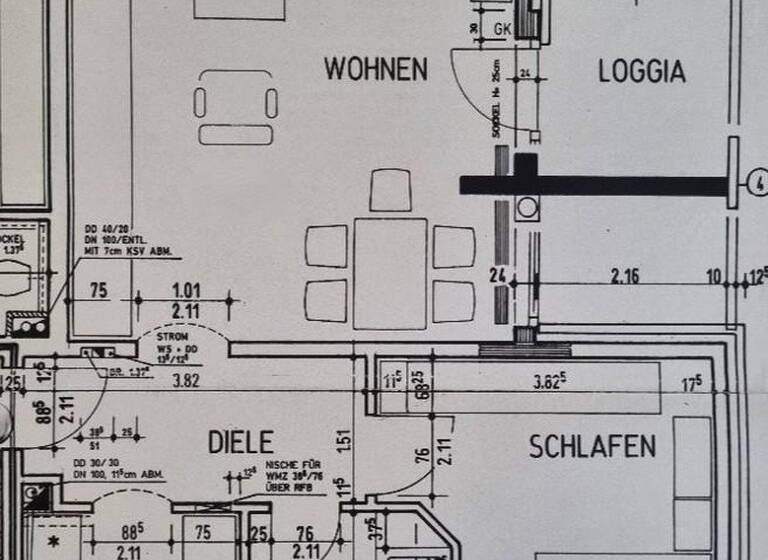 Wohnung zur Miete 580 € 2,5 Zimmer 68 m² 1. Geschoss Hüls Marl 45772