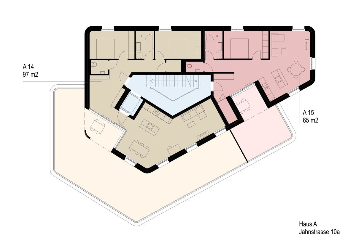 Penthouse zur Miete 1.909 € 3 Zimmer 97 m²<br/>Wohnfläche 3.<br/>Geschoss ab sofort<br/>Verfügbarkeit Jahnstraße 10a, Top A.14 Lustenau 6890