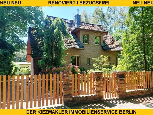 Einfamilienhaus zur Miete 2.250 € 4 Zimmer 136,1 m² 1.258 m² Grundstück frei ab sofort Glienicke/Nordbahn 16548