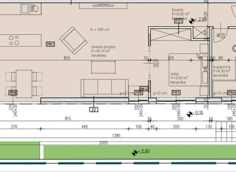 Wohnung zum Kauf 370.000 € 2 Zimmer 63 m² Trogir